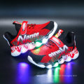 Fashion Sneakers For Children Breathable Lightweight Boys Girls Stylish LED Shoes Light Up Flashing Kids Sneakers